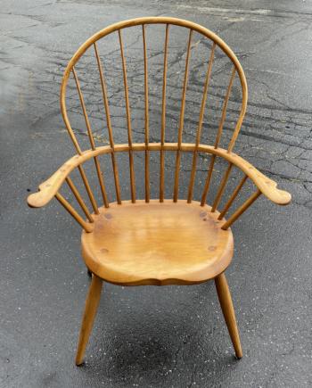Image of J Brown Windsor style chair Lincolnville Maine