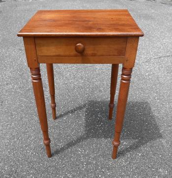 Image of Early American one drawer stand c1830