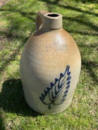 F B Norton Sons Worcester MA stoneware jug