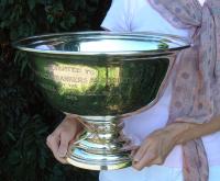 American Bankers Association silver golf trophy 1932