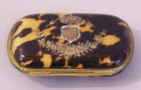 French inlaid mother of pearl silver gold coin box 1890