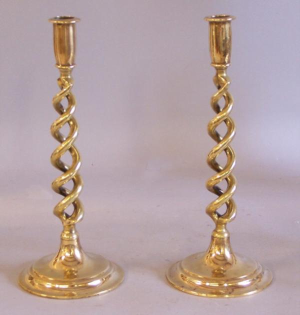 Price My Item Value of Solid brass open barley twist center