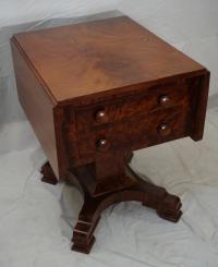 Federal Empire mahogany work stand c1830