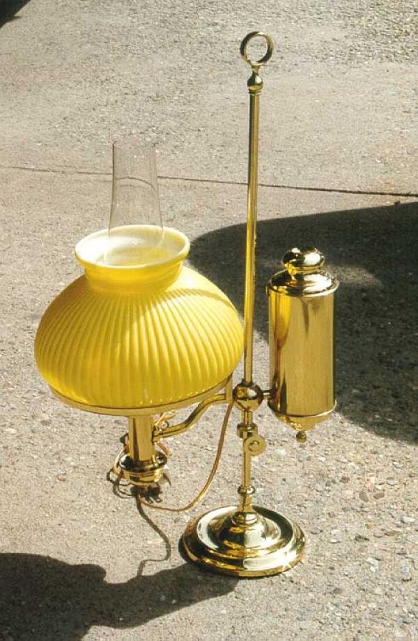 Price My Item: Value of Antique lamp Victorian brass students lamp