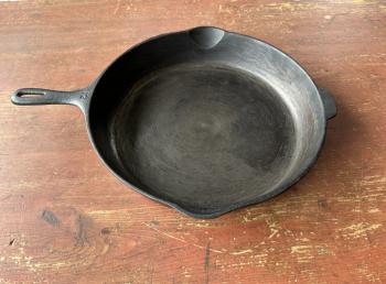 Image of Wagner cast iron 12 inch skillet