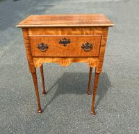 Treharn tiger maple silver table