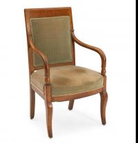 Louis Philippe fruitwood armchair c1835