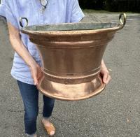 French copper wine cooler c1840