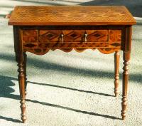 Aesthetic Movement inlaid library table