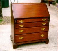 Period American CT River Valley drop front cherry desk
