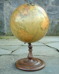 Vintage Globe on Stand circa 1920