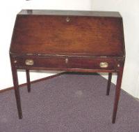 Antique American drop front Chippendale desk