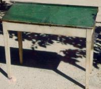 Country country Hepplewhite painted lift top school desk c1820