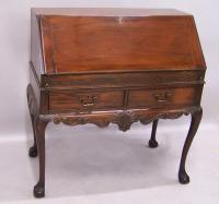 English Chinese Chippendale drop front desk c1840 to 1860