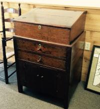Early American country pine paymasters desk c1790