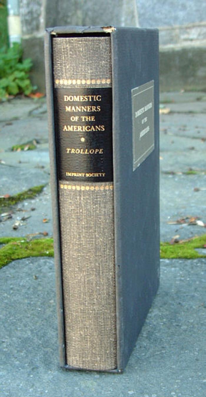 Domestic Manners of the Americans Book by Mrs Trollope