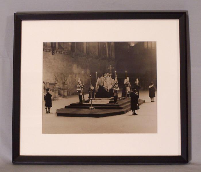Photograph The Late King George Lies in State by Topical Press c1936