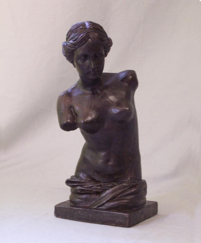 Antique steel sculpture after Venus de Milo
