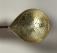 18thc American brass and iron strainer