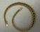 Fine 14k yellow and rose gold rope weave necklace