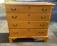 Hand crafted four drawer country Chippendale style by Jeffry C Bickford 1993