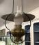 19thc hanging kerosene light fixture electrified c1880