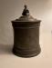Chinese pewter tea caddy c1900
