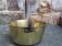 Heavy brass bucket or pail c1800