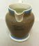 19th c mocha ware pottery pitcher ex Rickard collection