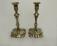 English brass candlesticks c1760-1780