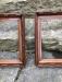 Pair of American black walnut picture frames c1865