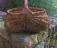 Vintage hickory splint buttocks market basket