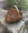 Vintage hickory splint buttocks market basket