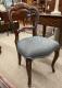 Set of 8 balloon back walnut dining chairs c1865