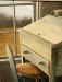 Oil painting of Shaker desk by Paul Lipp New Haven CT