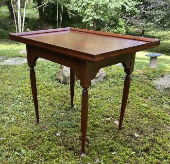 Image of Vintage Wilcox cabinet works cherry tea table Marion KS