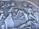 Danaides by Paul Vincze pure silver bas relief sculpture