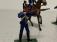 Vintage set of 5 American painted lead soldiers for War of 1812