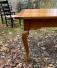 Tiger maple dining table by Lenoards of Seekonk Mass