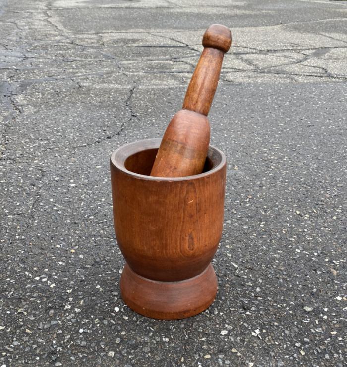 Early American mortar and pestle c1820