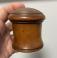 Antique treenware apothecary container c1880
