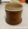 Antique treenware apothecary container c1880