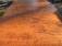 D R Dimes tiger maple oval dining table