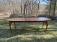D R Dimes tiger maple oval dining table