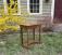 Antique French Empire walnut  pier table