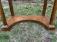 Antique French Empire walnut  pier table