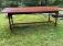 D R Dimes cherry dining table with stretcher base
