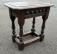 Antique 19thc English oak joint stool