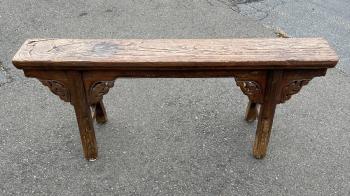 Image of Antique Chinese narrow plank work bench 19thc