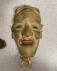 Japanese Meiji clay finger puppet masks c1880